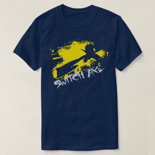 Camiseta SÉRIE DE CLASSE Ax de Switch MH4U (Frente do Design)