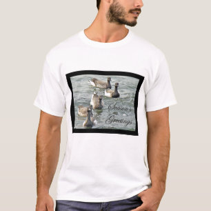 Camiseta Série de Saudações da temporada de Brant Geese
