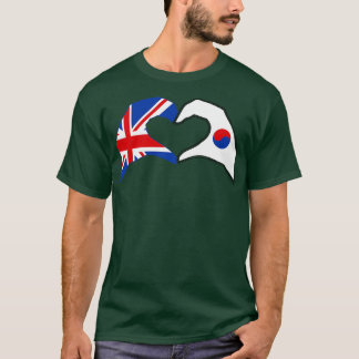 Camiseta Série de Sinalizador Patriot da Coreia do Reino Un
