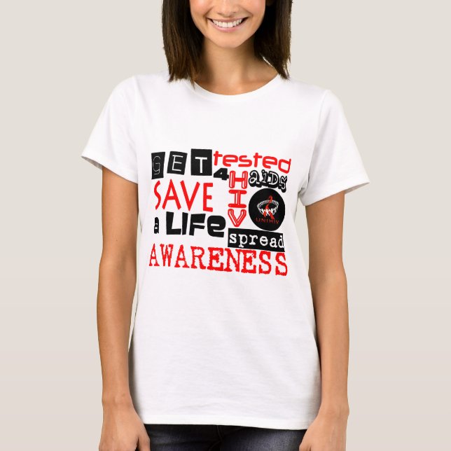 Camiseta Série dos grafites de UNIHIV (Frente)