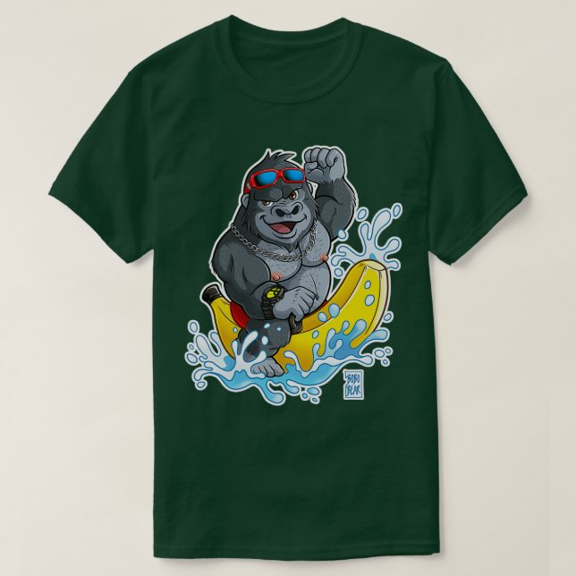 CAMISETA SÉRIE GORILLA BEARZOO (Frente do Design)