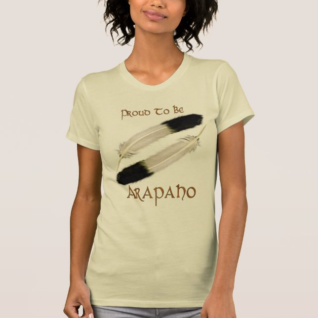 Camiseta Série Nativa Americana 'ORGULHO A SER ARAPAHO' (Frente)