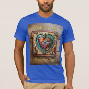 Camiseta Série "Steampunk" do Coração de Girassol