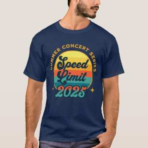 Camiseta Série T-Shirt 2025 de concerto de Verão com limite