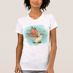 Camiseta Série um t-shirt 5 do gatinho de Fae de 6