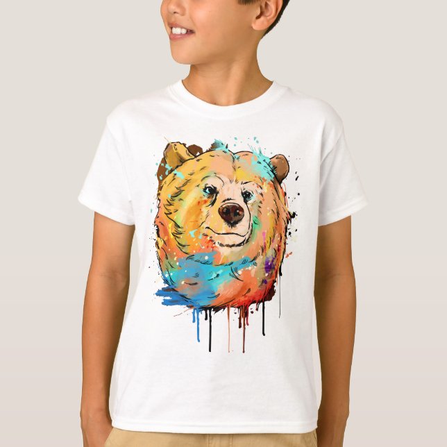 Camiseta Série Watercolor Animal (Frente)