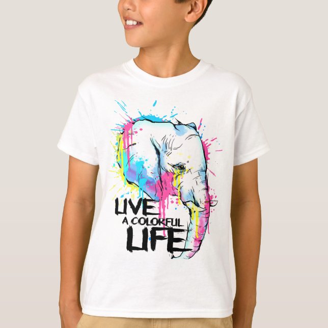 Camiseta Série Watercolor Animal (Frente)