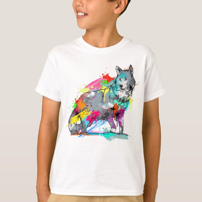 Camiseta Série Watercolor Animal (Frente)