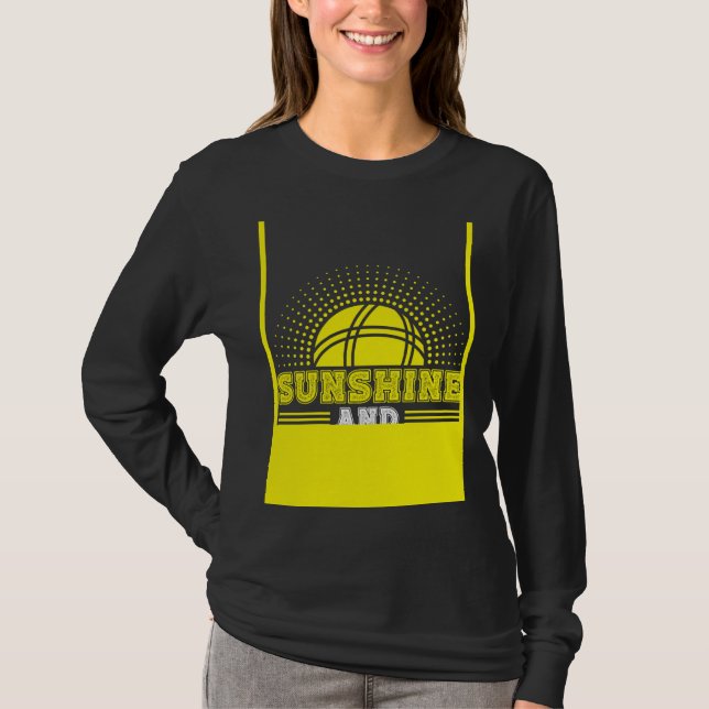 Camiseta Serigrafia Sol e Bola de Bocce (Frente)