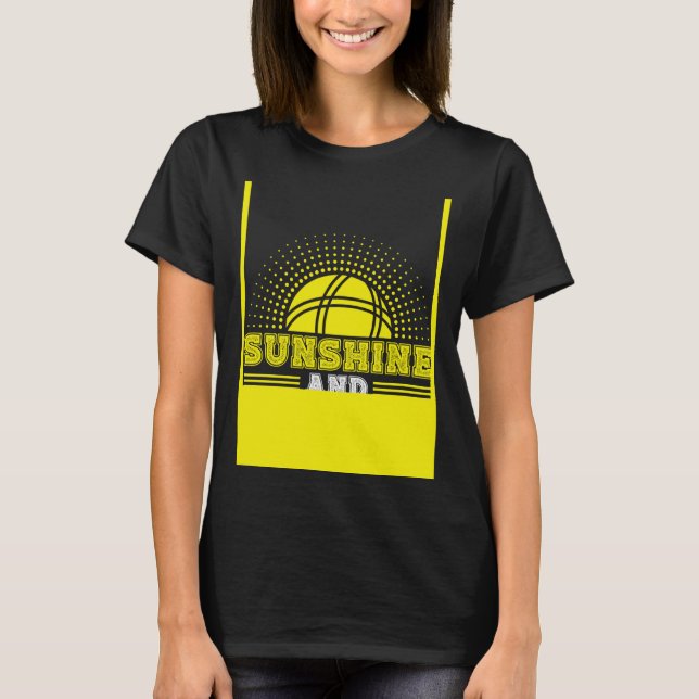 Camiseta Serigrafia Sol e Bola de Bocce (Frente)