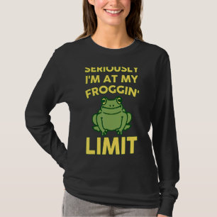 Camiseta Sério, estou no meu Roupa de limite