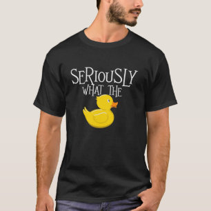 Camiseta Sério O Que O Pato Pato Pôs Pôs Lover Lança Longa