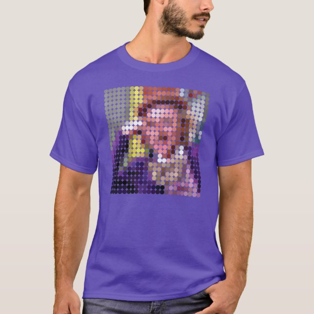 Camiseta "Sério?" pixeldot de memória (Frente)
