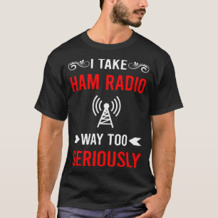 Camiseta Sério Rádio Amador Rádio Amador