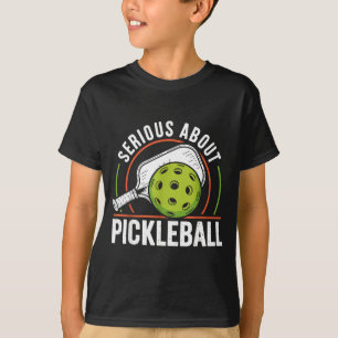 Camiseta Sério sobre pickleball engraçado pickle ball