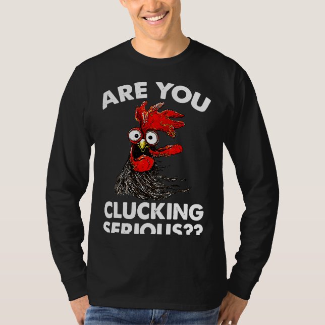 Camiseta Serious Farmer Chicken   (Frente)