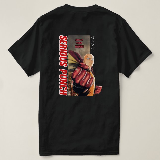 Camiseta Serious punch (Verso do Design)