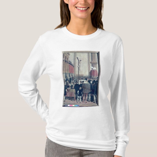 Camiseta Sermão do Legate papal, Cornelius Musso (Frente)