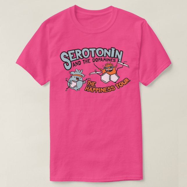 Camiseta Serotonina e dopaminas  (Frente do Design)