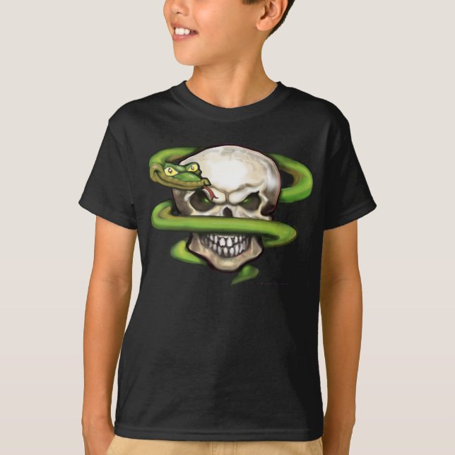 Camiseta Serpent Mau Skull (Frente)