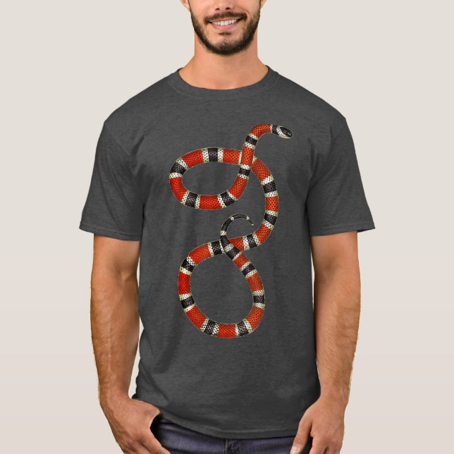 Camiseta Serpent Red Black Coral Snake Educational (Frente)