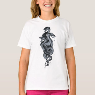 Camiseta Serpente de Três Cabeças Obra-Prima