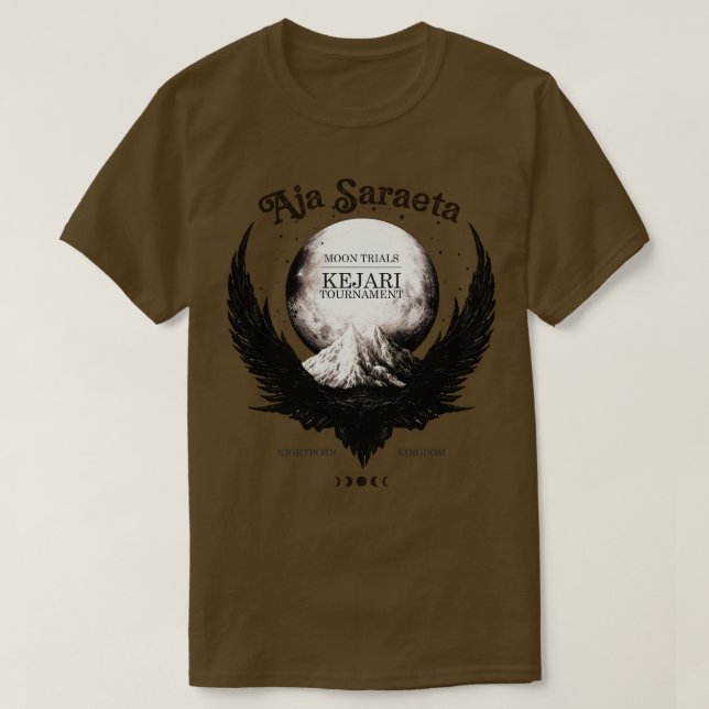 Camiseta Serpente do Torneio Kejari e as Asas da Noite Y (Frente do Design)