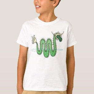Camiseta Serpente verde