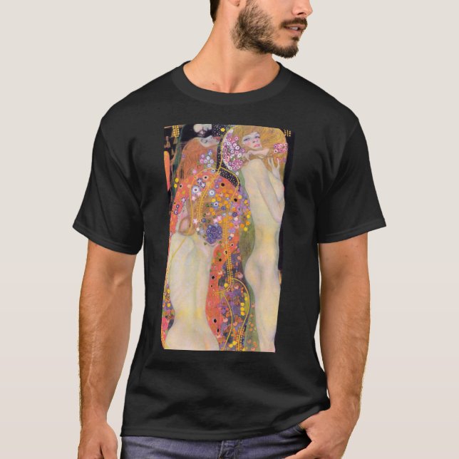 Camiseta Serpentes de Água, Gustav Klimt (Frente)