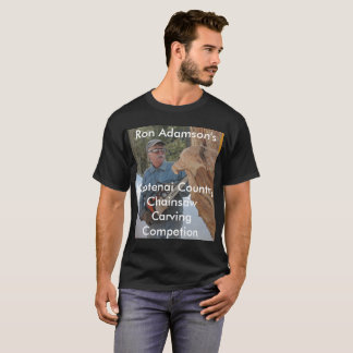 Camiseta Serra de cadeia de Ron Adamson que cinzela a