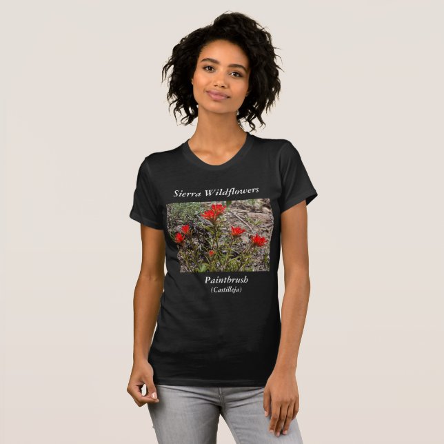 Camiseta Serra pincel Natureza-Temático do t-shirt do (Frente Completa)