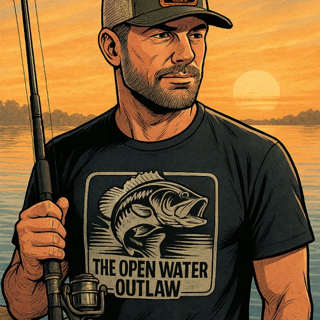 Camiseta Serrano de Água Aberta Personalizado (Criador carregado)