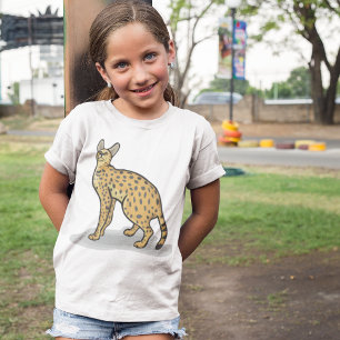 Camiseta Serval Animal T-Shirt