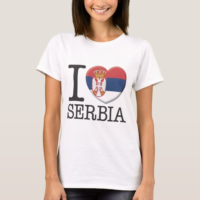 Camiseta Sérvia (Frente)