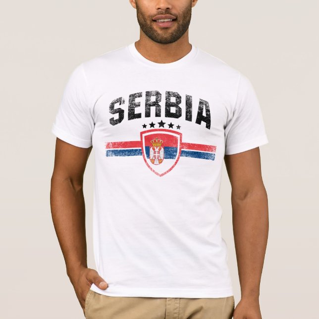 Camiseta Sérvia (Frente)