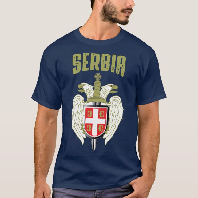 Camiseta Sérvia (Frente)