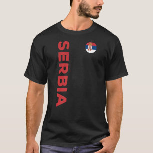 Camiseta Sérvia Bandeira Patriota Sérvio para os Sérvios do