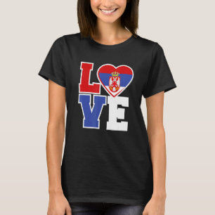 Camiseta Sérvia Love Serbe Jersey Jebiga Brate Serbias