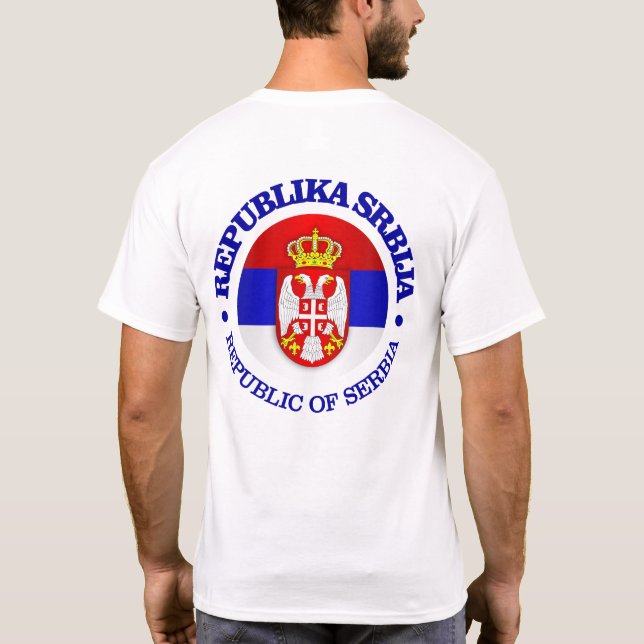 Camiseta Sérvia (rd) (Verso)