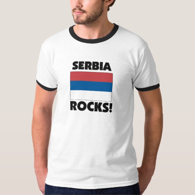 Camiseta Sérvia Rocks (Frente)