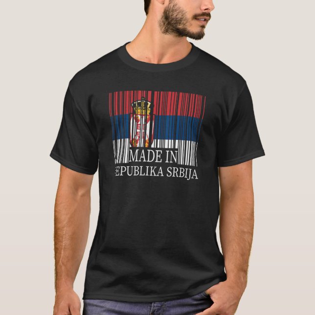 Camiseta Sérvia Sérvio Sérvia Srbija Flag Jugoslavija Belgr (Frente)