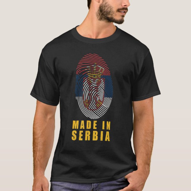 Camiseta Sérvia Sérvio Sérvia Srbija Flag Jugoslavija Belgr (Frente)