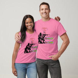 Camiseta Service To Nation rosa quente