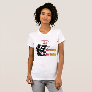 Camiseta Serviço à Nação branco