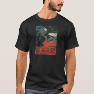 Camiseta Serviço aéreo do exército cerca de 1917