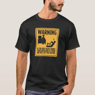 Camiseta Serviço de atenção