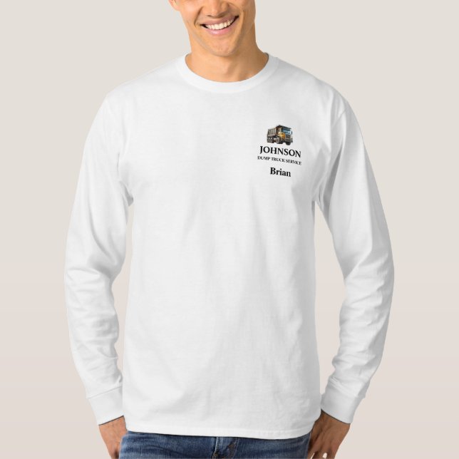 Camiseta Serviço de Caminhão Basculante (Frente)