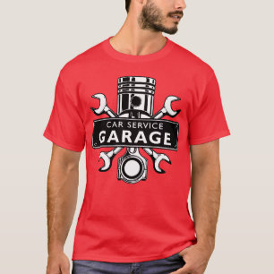 Camiseta SERVIÇO DE CARRO GARAGEM engraçado