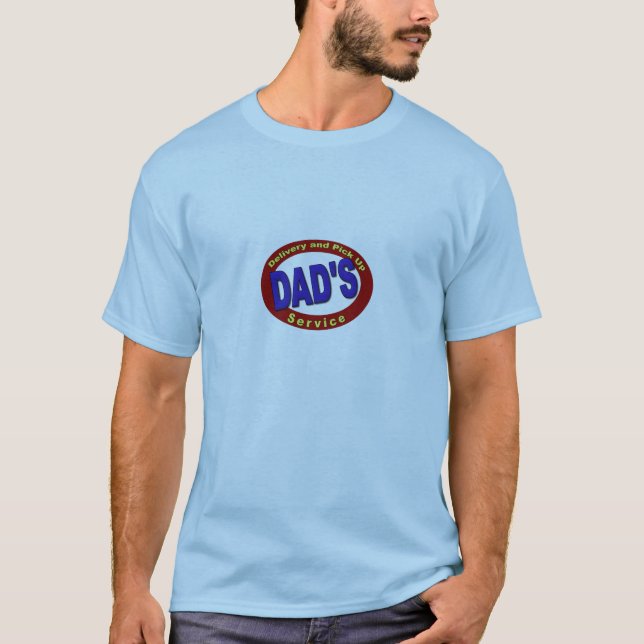 Camiseta Serviço de coleta e entrega do pai (Frente)
