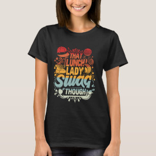 Camiseta Serviço de Comida da Escola de Retro Retro Encanta